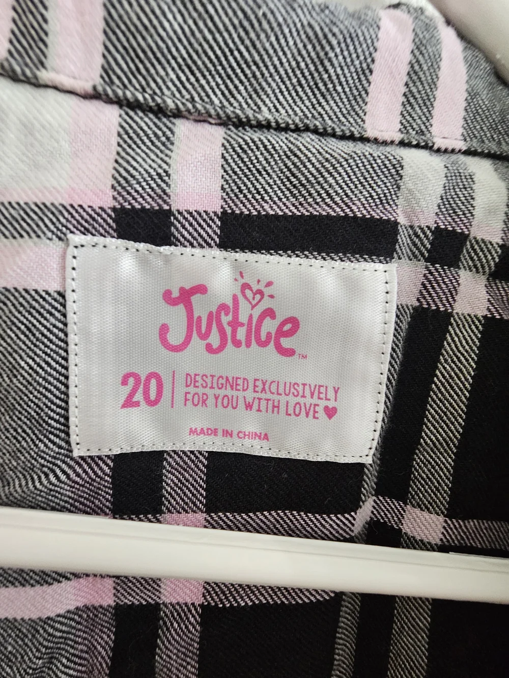 Justice Girl's Flannel